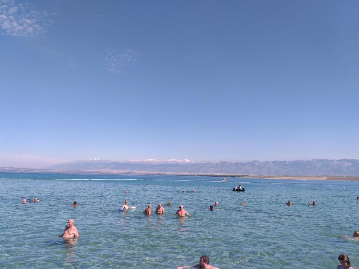 Familien Ferienhaus Vir Croatia 150M Strand Restaurant Einkaufen Bagian luar foto