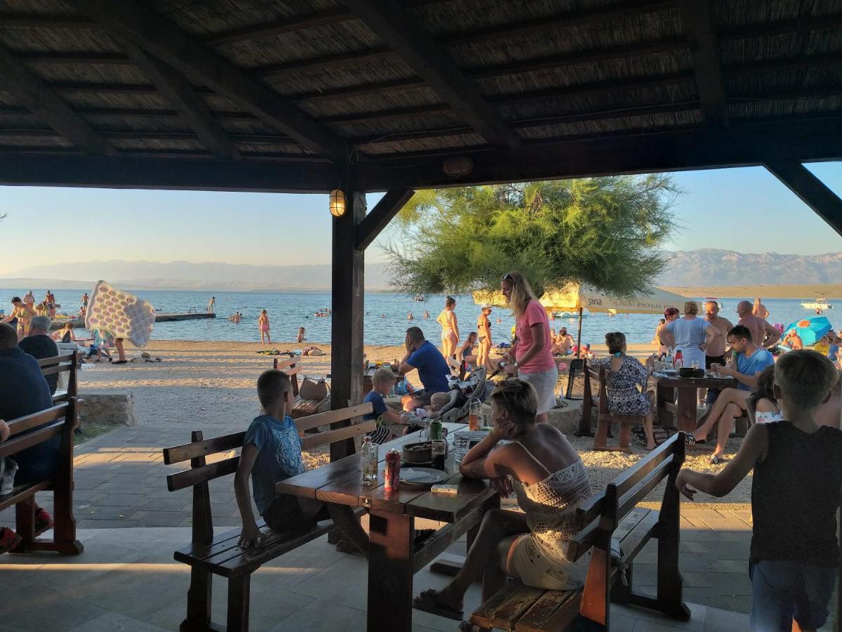 Familien Ferienhaus Vir Croatia 150M Strand Restaurant Einkaufen Bagian luar foto
