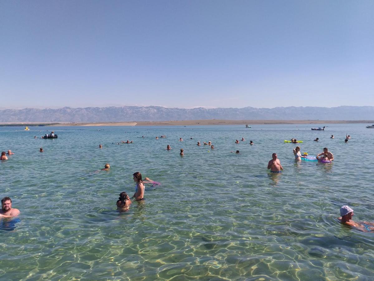 Familien Ferienhaus Vir Croatia 150M Strand Restaurant Einkaufen Bagian luar foto